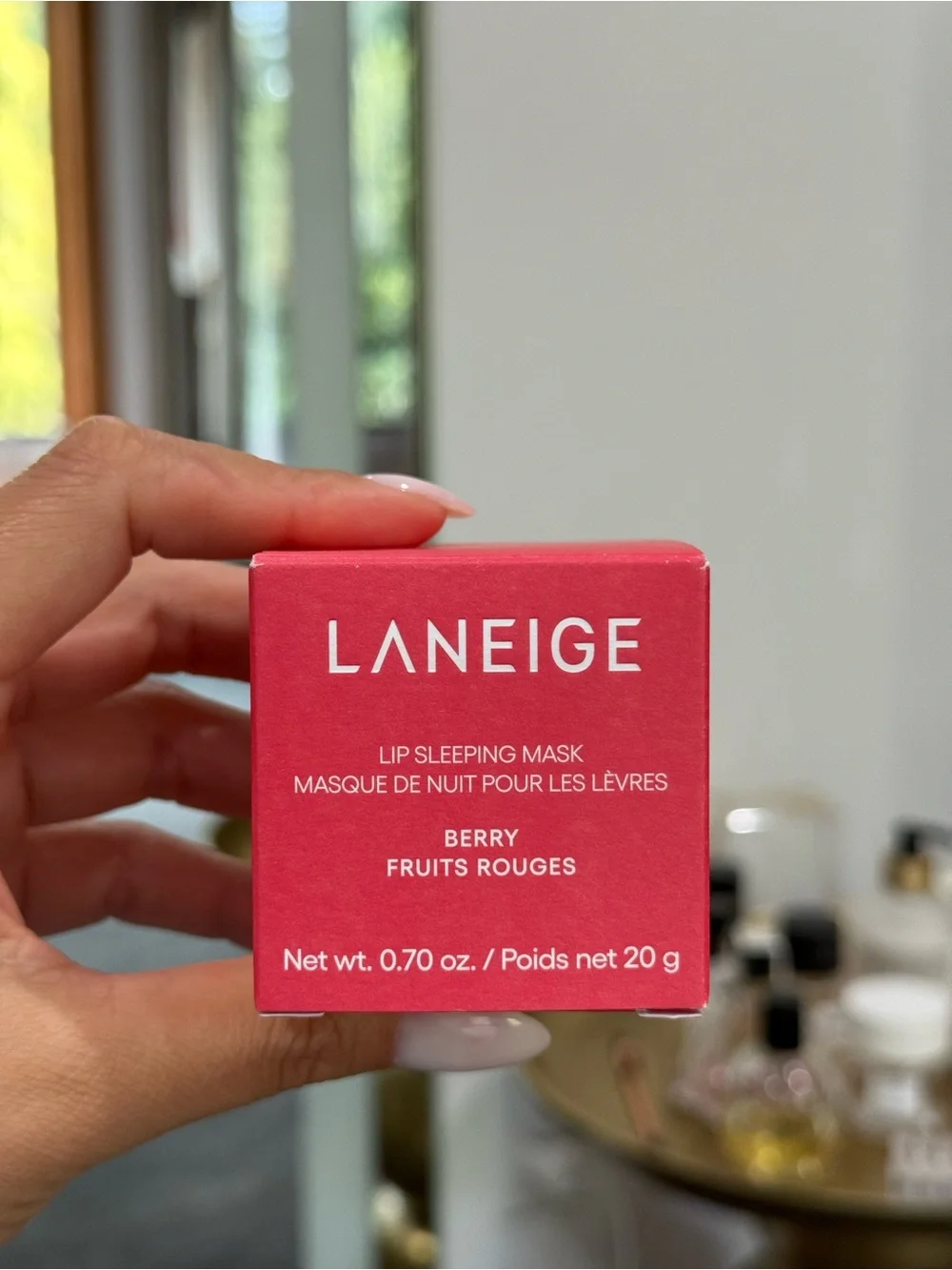 LANEIGE Lip Sleeping Mask - Pink and Red Jar